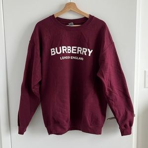Burberry look alike crewneck